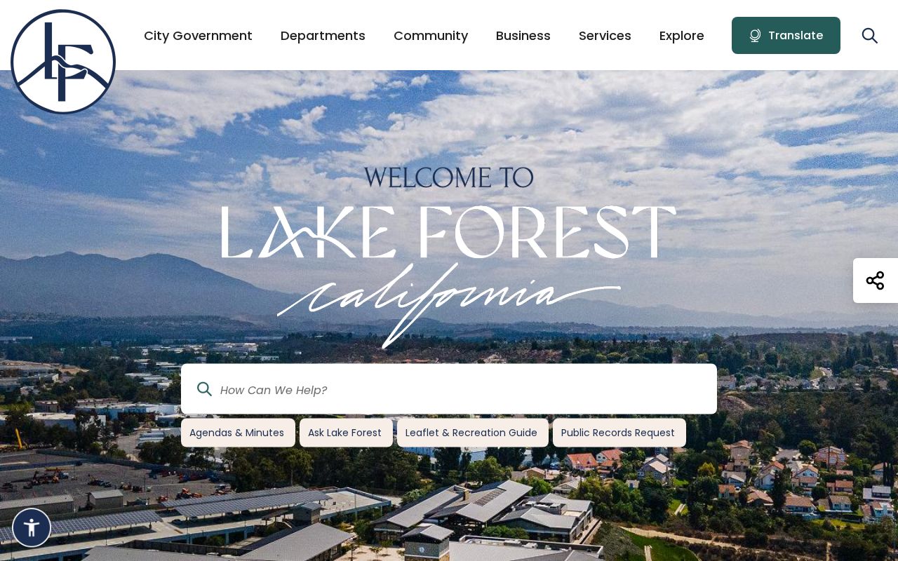 Lake Forest residents directory official city records gateway