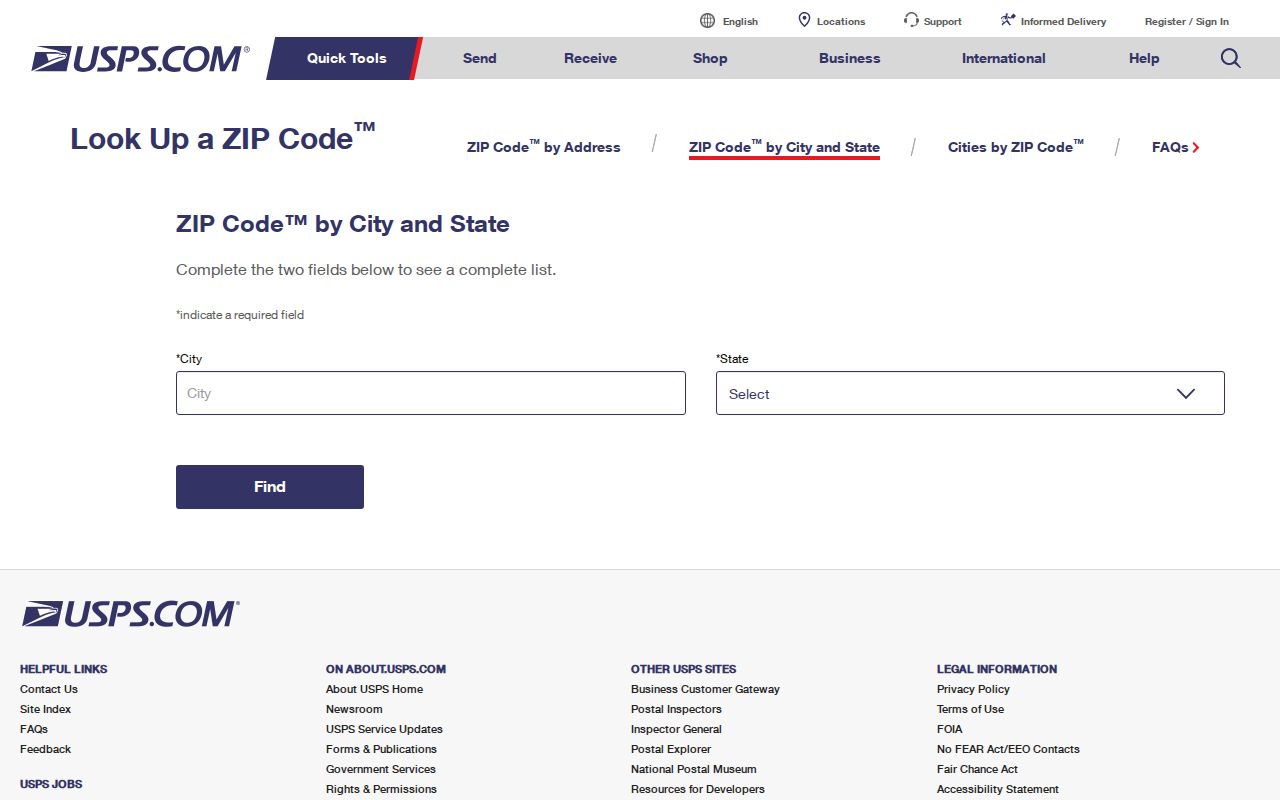 Lake Forest ZIP code directory USPS address lookup